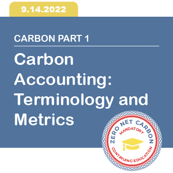 Carbon Part 1. | Carbon Accounting: Terminology And Metrics | AIA ...